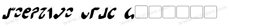 Semphari Bold 2字体转换